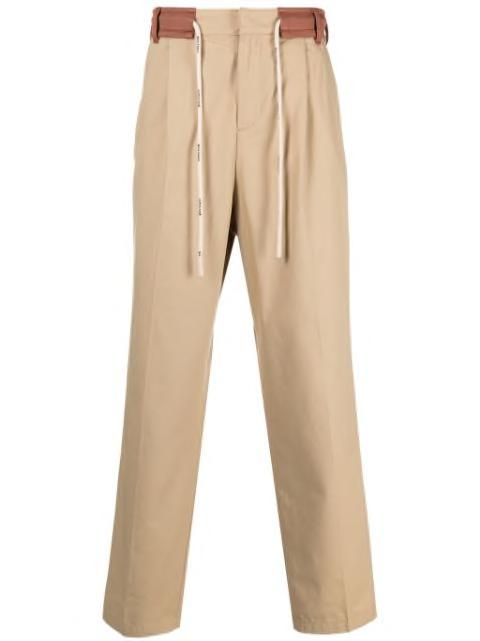 drawstring side stripe track pants by PALM ANGELS