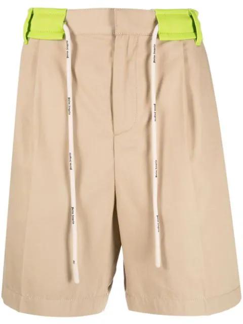 drawstring tailored shorts by PALM ANGELS