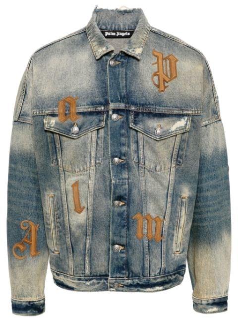 flap pockets denim jacket by PALM ANGELS