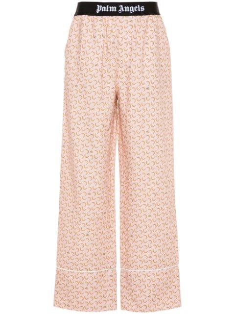 fruit-print trousers by PALM ANGELS