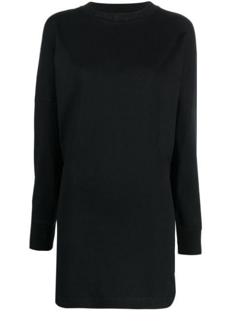 glitter-logo jumper dress by PALM ANGELS