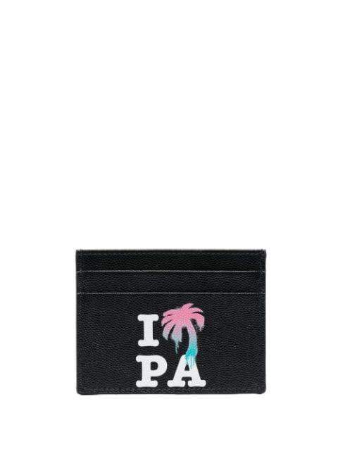 graphic-print cardholder by PALM ANGELS