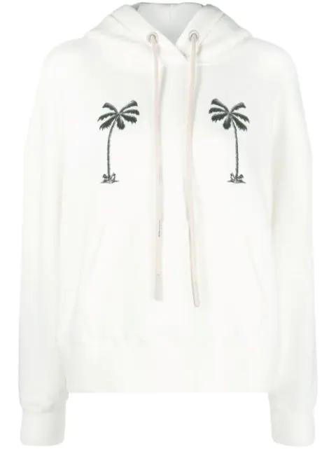 graphic-print cotton hoodie by PALM ANGELS