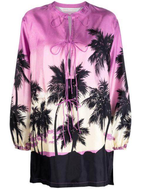 graphic-print long-sleeve top by PALM ANGELS