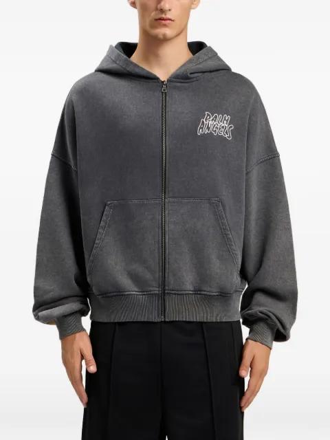 graphic zipped hoody by PALM ANGELS