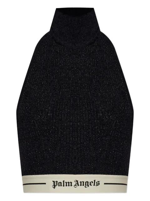 halterneck ribbed top by PALM ANGELS