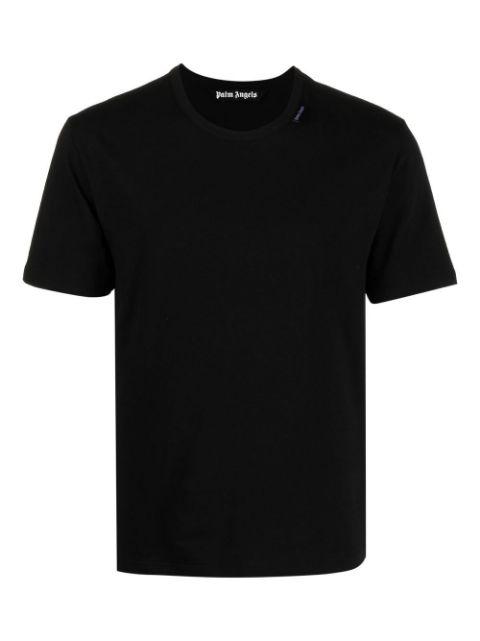 logo-appliqué crew-neck T-shirt by PALM ANGELS