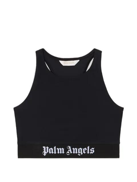 logo band racerback top by PALM ANGELS