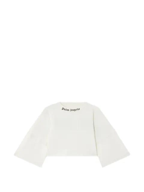 logo cropped T-shirt by PALM ANGELS