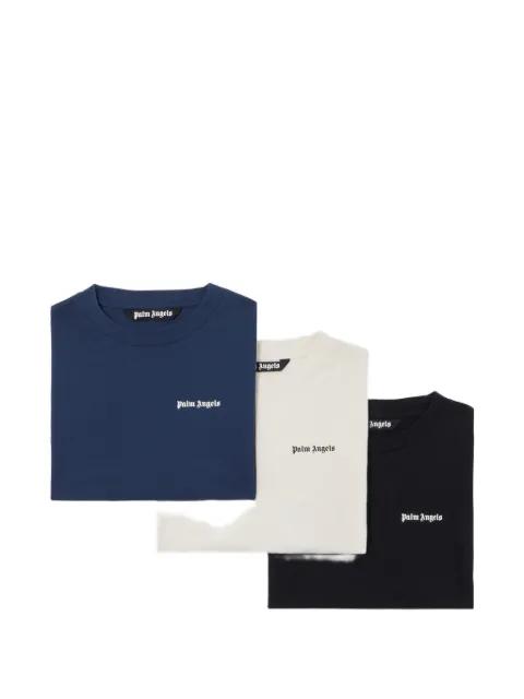 logo-detail T-shirts set (set of three) by PALM ANGELS