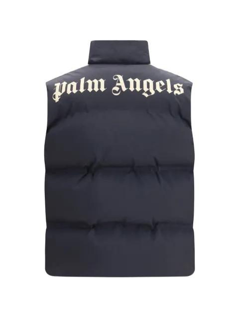 logo down vest by PALM ANGELS