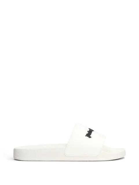 logo-embellished slides by PALM ANGELS