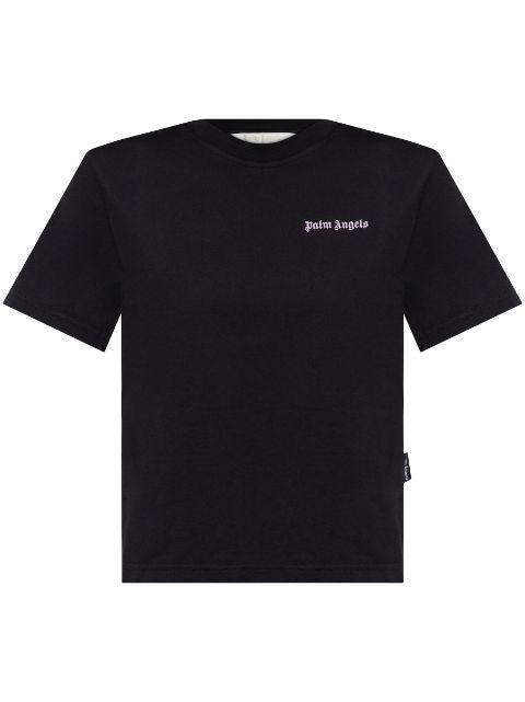 logo-embroidered T-shirt by PALM ANGELS