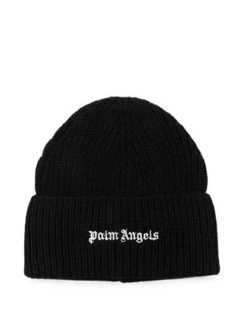logo-embroidered beanie hat by PALM ANGELS
