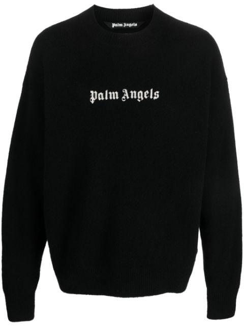logo-embroidered jumper by PALM ANGELS