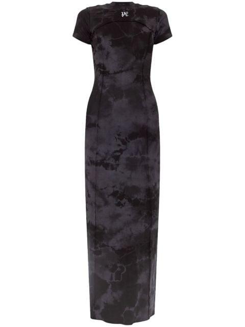 logo-embroidered maxi dress by PALM ANGELS