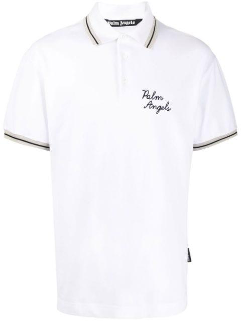 logo-embroidered polo shirt by PALM ANGELS