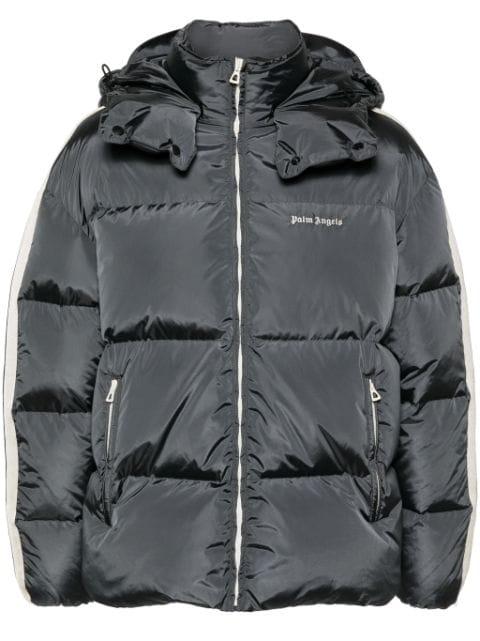 logo-embroidered puffer jacket by PALM ANGELS