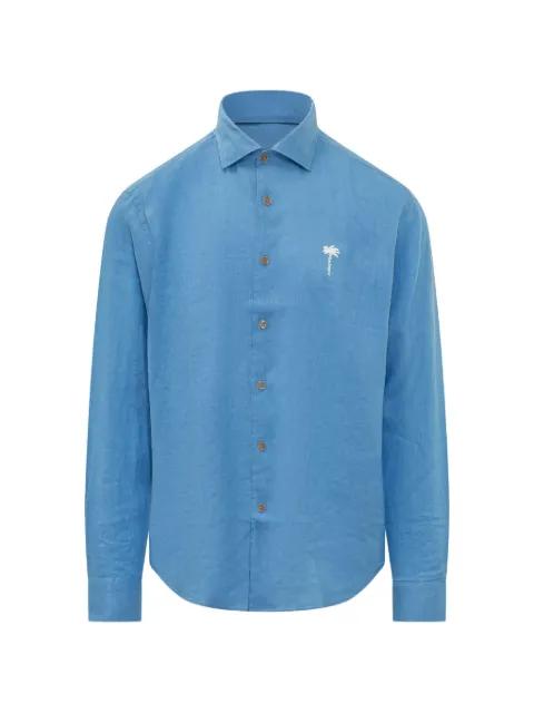 logo-embroidered regular shirt by PALM ANGELS