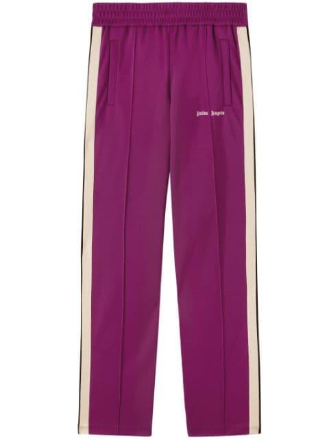 logo-embroidered straight-leg track pants by PALM ANGELS