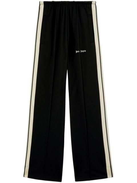 logo-embroidered wide-leg track pants by PALM ANGELS