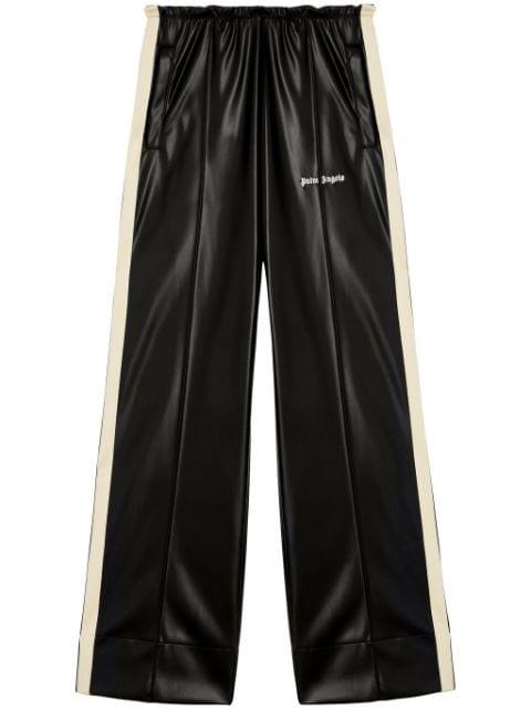 logo-embroidered wide-leg track pants by PALM ANGELS
