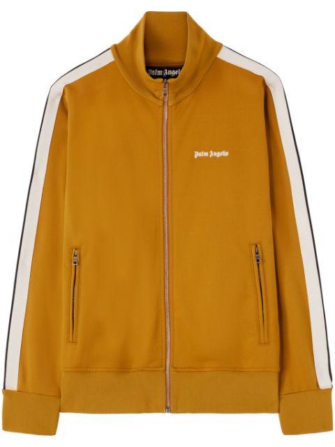 logo-embroidered zip-up jacket by PALM ANGELS