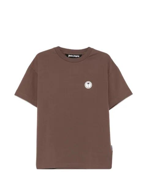 logo-patch T-shirt by PALM ANGELS