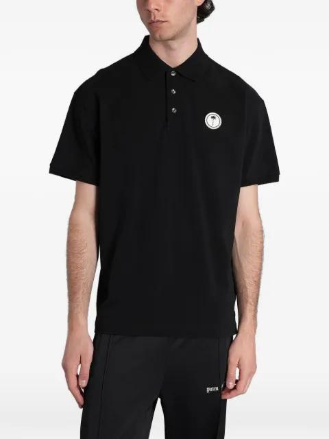 logo-patch polo shirt by PALM ANGELS