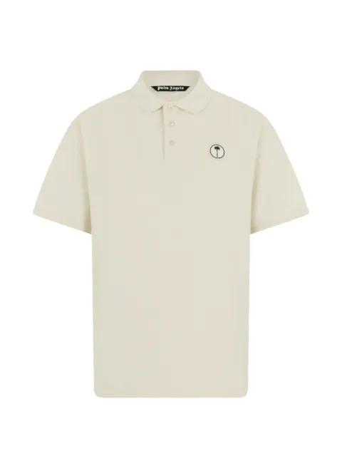 logo-patch polo shirt by PALM ANGELS