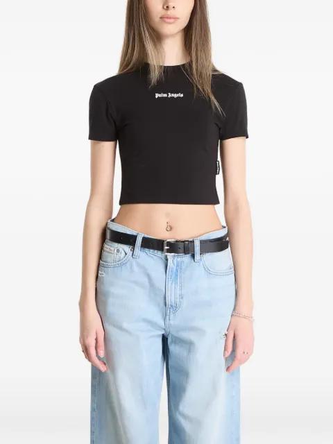 logo-print T-shirt by PALM ANGELS