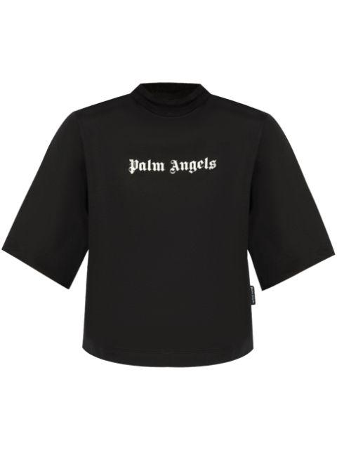 logo-print T-shirt by PALM ANGELS