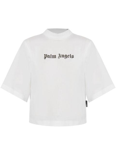 logo-print T-shirt by PALM ANGELS