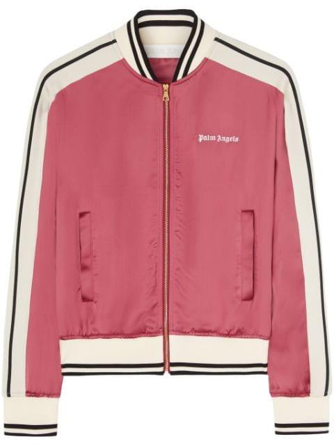 logo-print bomber jacket by PALM ANGELS