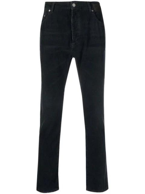 logo-print corduroy trousers by PALM ANGELS