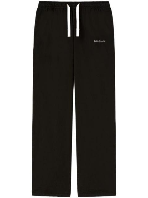 logo-print drawstring track pants by PALM ANGELS