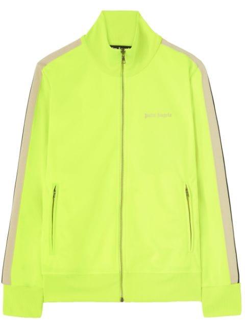 logo-print high-neck jacket by PALM ANGELS