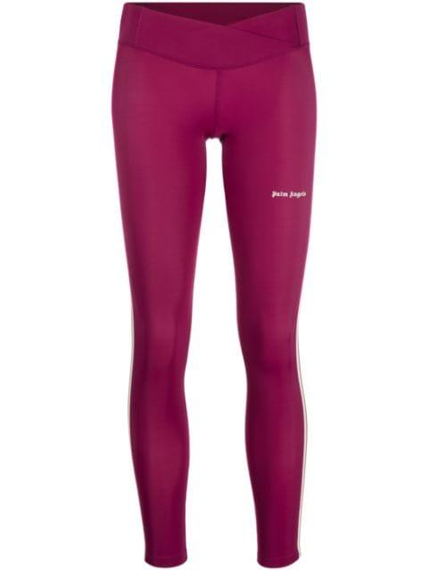 logo-print low-rise leggings by PALM ANGELS