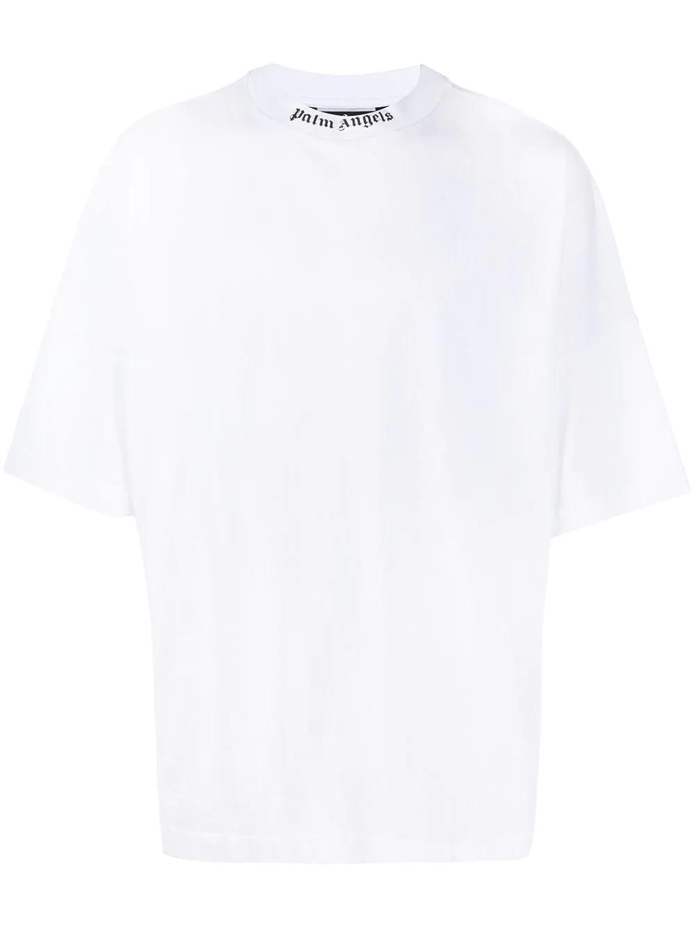 logo-print oversized T-shirt by PALM ANGELS