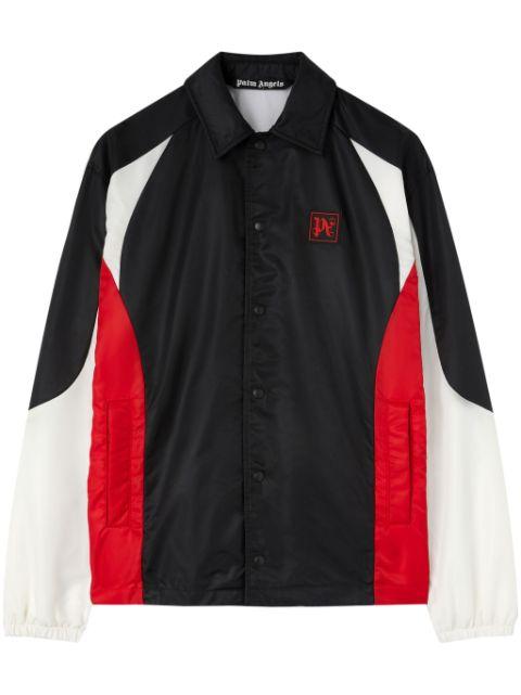 logo-print panelled jacket by PALM ANGELS