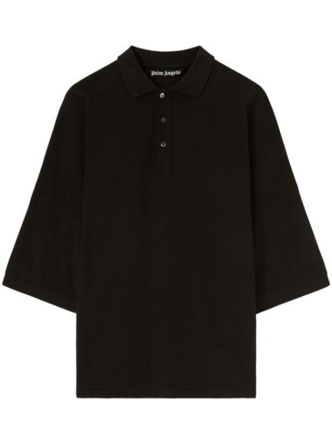 logo-print polo shirt by PALM ANGELS