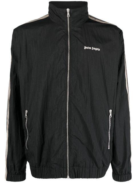 logo-print side-stripe track jacket by PALM ANGELS