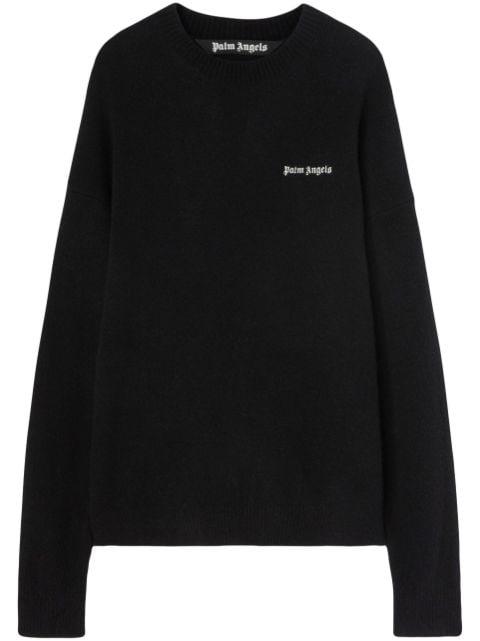 logo-print sweatshirt by PALM ANGELS