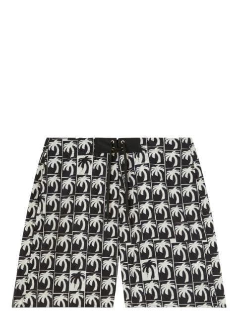 logo-print swim shorts by PALM ANGELS