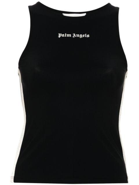 logo-print tank top by PALM ANGELS