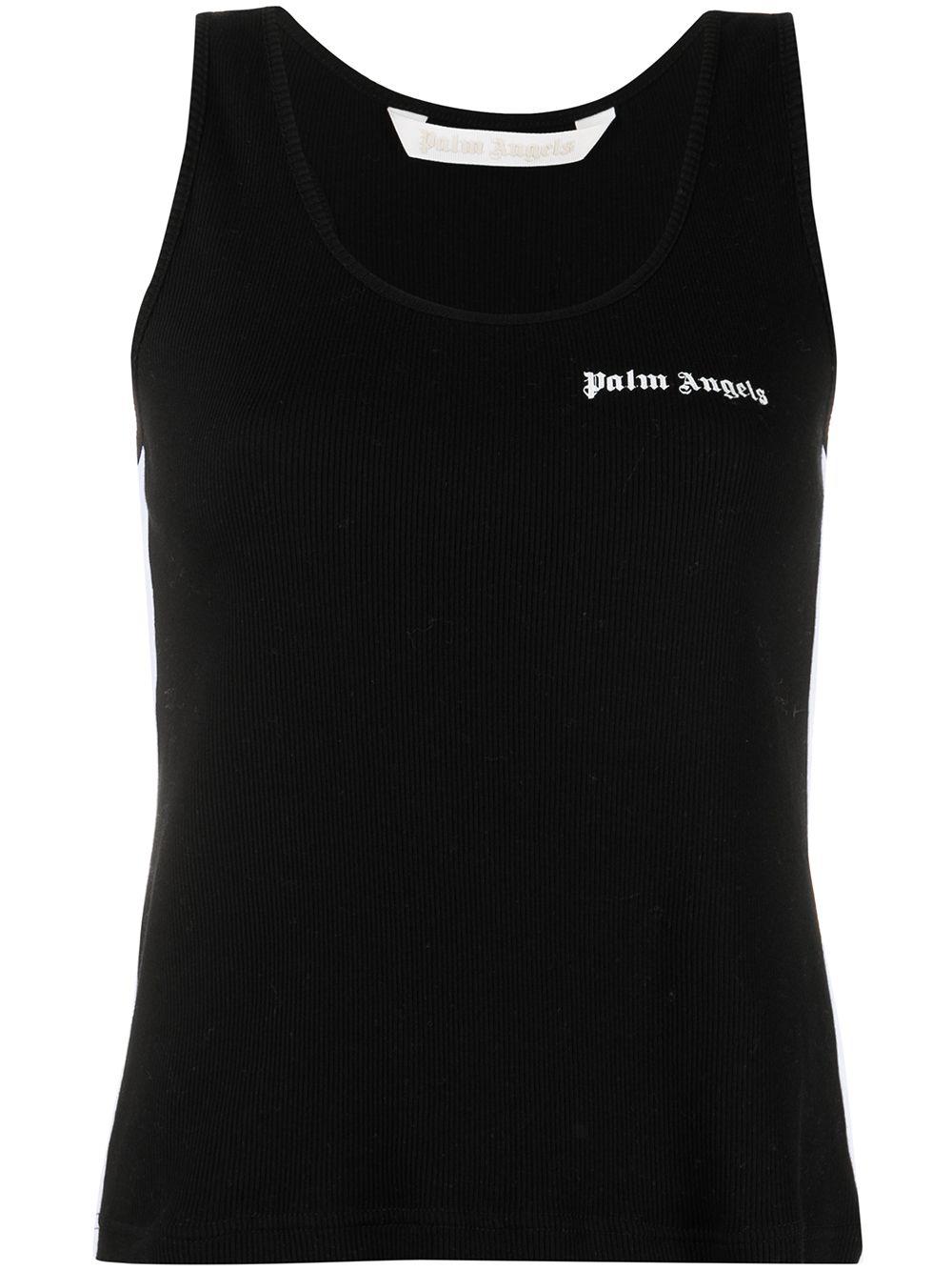logo-print tank top by PALM ANGELS