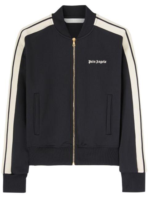 logo-print track bomber jacket by PALM ANGELS
