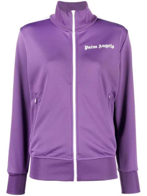 logo-print track jacket by PALM ANGELS