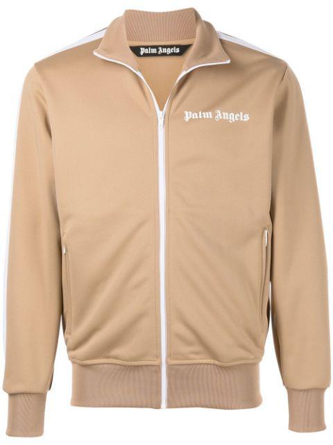 logo-print track jacket by PALM ANGELS