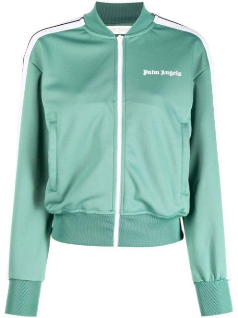 logo-print track jacket by PALM ANGELS